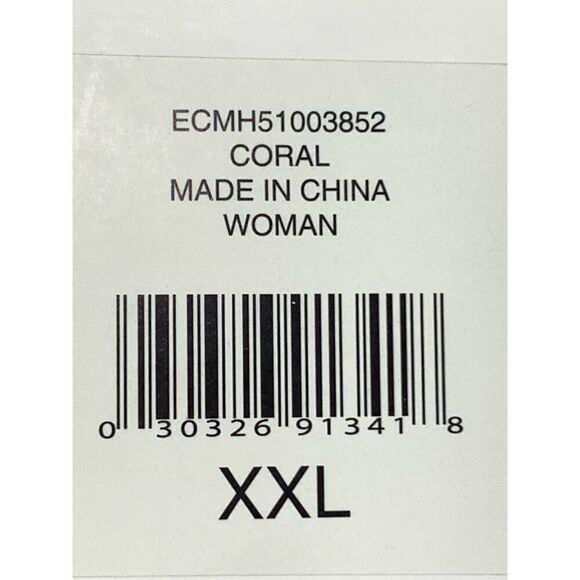 Box 001 Ellen Tracy Company Women's Long Sleeve Embellished Sweater Coral XX-Lar - Picture 7 of 8